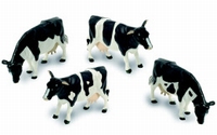 Britains - 4 Friese Zwartbonte Stamboek Koeien 1:32 Britains - 4 Friese Zwartbonte Stamboek Koeien 1:32