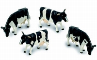 Britains - 4 Frisian Cows