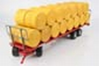 Maupu PM1180/200 rot - anhanger mit 30 balen