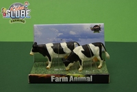 2 Koeien (Zwartbont) (1 etende, 1 staande) 1:32 2 Koeien (Zwartbont) (1 etende, 1 staande) 1:32