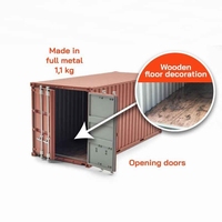 Holland-Oto - Diecast 20 foot sea container - Terracotta