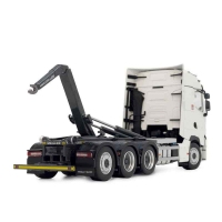 MarGe Models -  Renault T 8x4 with Meiller hooklift - White