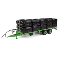 UH - Joskin WAGO WSP8000D14 - Getrokken balenwagen (Zwart gewikkelde grootpakken)
