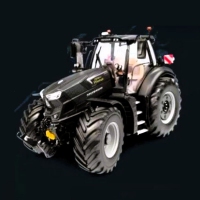 UH - Deutz-Fahr 7250 TTV Warrior - Matt Black - Limited Edition