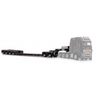 MarGe Models - Nooteboom EURO-PX 2+4 Dieplader met Interdolly - Zwart