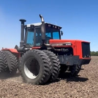 PowerTrac Models - AGCOSTAR 8360 4WD Kniktractor (1995-2001) - MF Rood