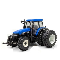 Replicagri - New Holland TM155 (2002-2005) met afneembare Dubbellucht en Fronthef