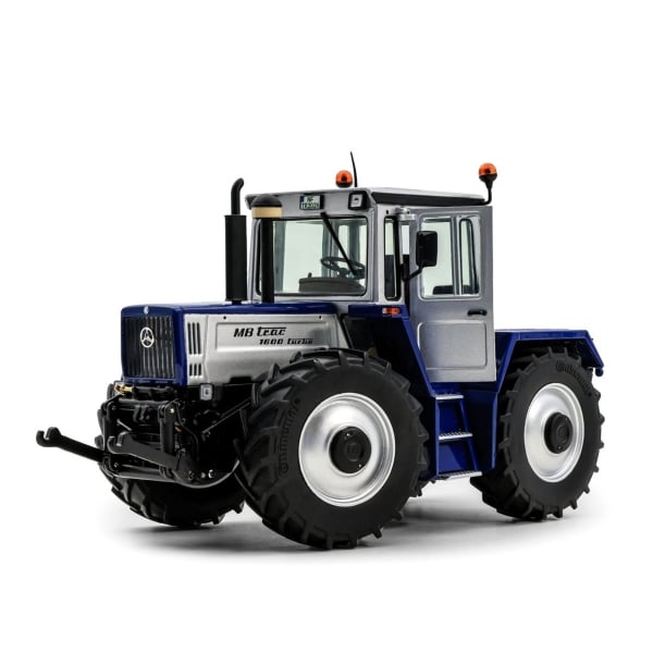 weise-toys - MB-trac 1600 turbo (W443) Bleu-Gris (1987 - 1991) - Limited Edition 750 pcs