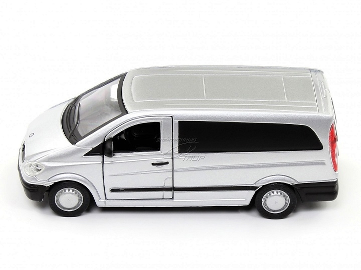 Bburago - Mercedes-Benz Vito - Van / Lichte Vracht - Zilver