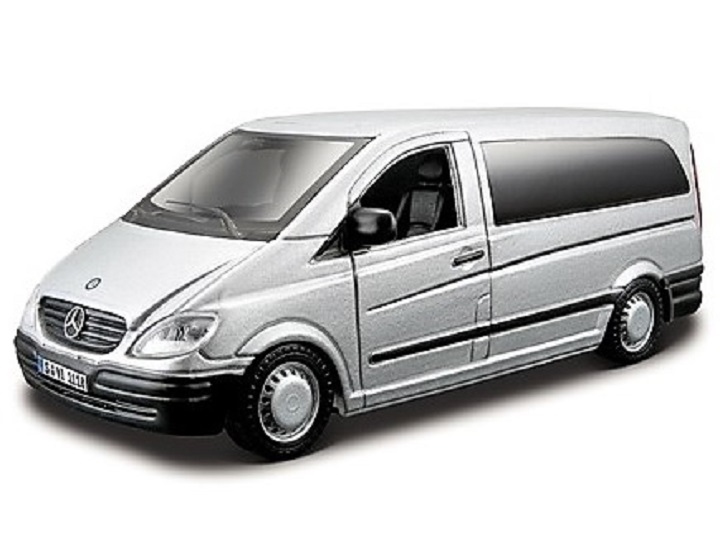 Bburago - Mercedes-Benz Vito - Commercial Van - Silver