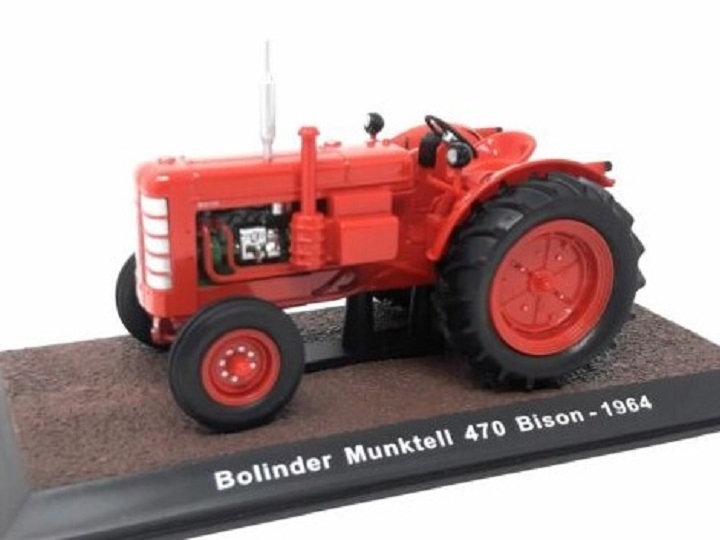 Bolinder Munkell 470 Bison 1964 1:32 Farm tractor Atlas Diecast 