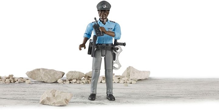 Bruder 2015 - POLICE series - Policier avec accessoire