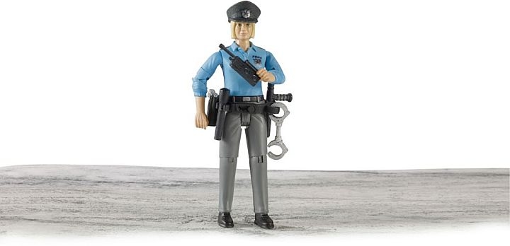 Bruder 2015 - POLICE series - Femme Policier avec accessoire