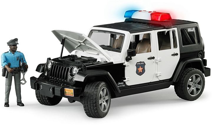 Bruder 2015 - POLICE Jeep Wrangler and accessoires