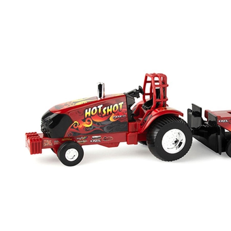 ERTL - Case IH  Traktor mit Abschleppwagen