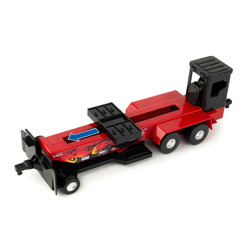 ERTL - Case IH  Traktor mit Abschleppwagen