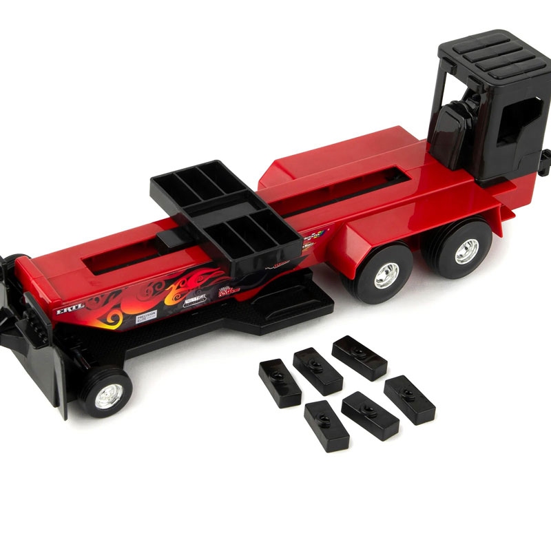 ERTL - Case IH  Traktor mit Abschleppwagen