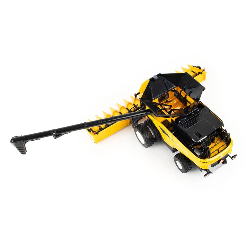 ERTL - New Holland CR11 Combine on Duals with Corn & Draper Heads