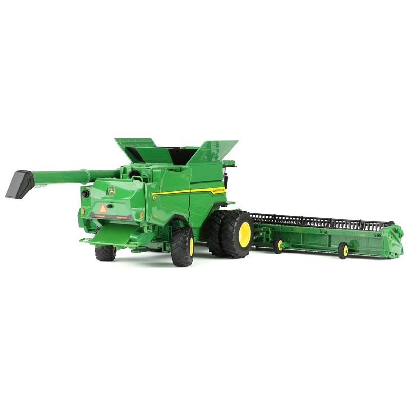 ERTL Prestige - John Deere S7 800 maaidorser op banden met maïskolvenplukker en graanmaaibord