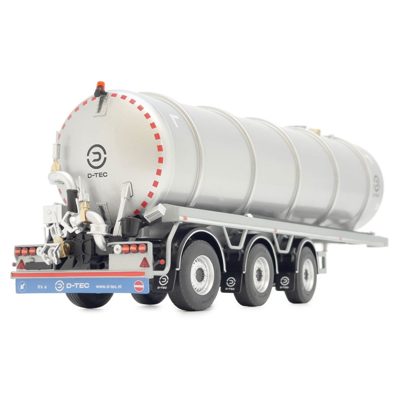 MarGe Models - D-Tec Mest tanktrailer 36m3 FV2006-22 Zilver