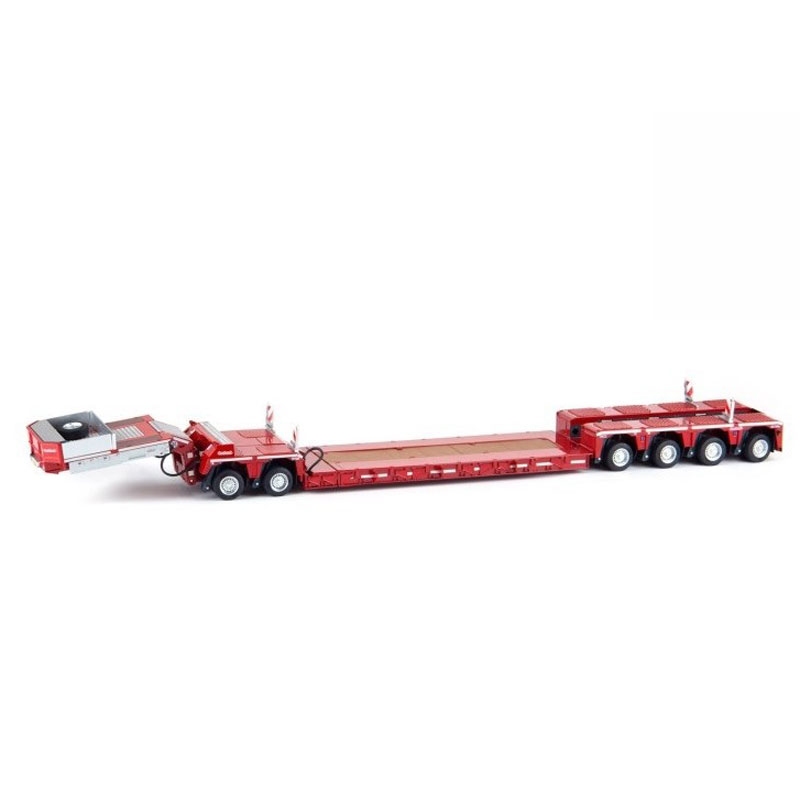 MarGe Models - Nooteboom EURO-PX 2+4 Dieplader met Interdolly - Rood