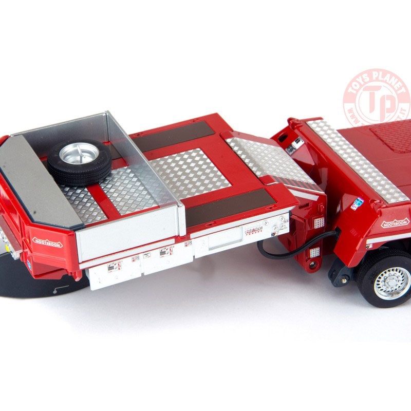 MarGe Models - Nooteboom EURO-PX 2+4 Dieplader met Interdolly - Rood