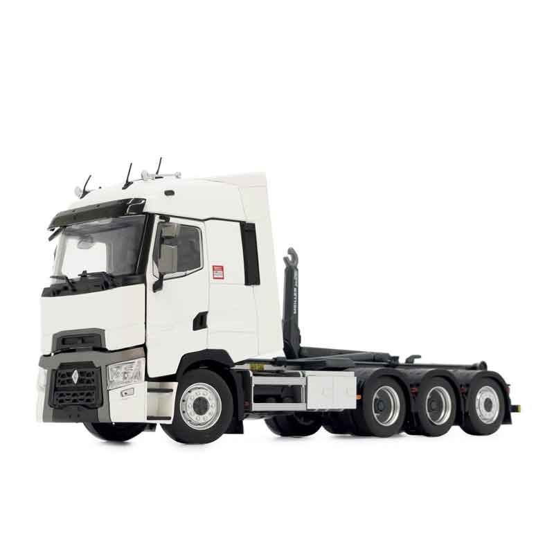MarGe Models -  Renault T 8x4 with Meiller hooklift - White