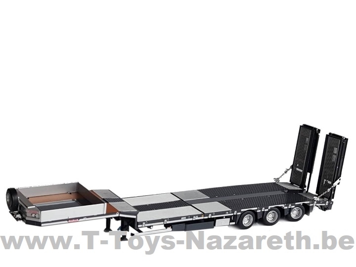 MarGe Models 2019 - Nooteboom MCOS 48-03 Zwart, metalen  dek