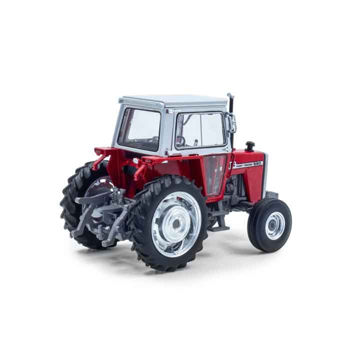 Massey Ferguson 590 2WD (Rood / Grijze cabine) (1976-1980)