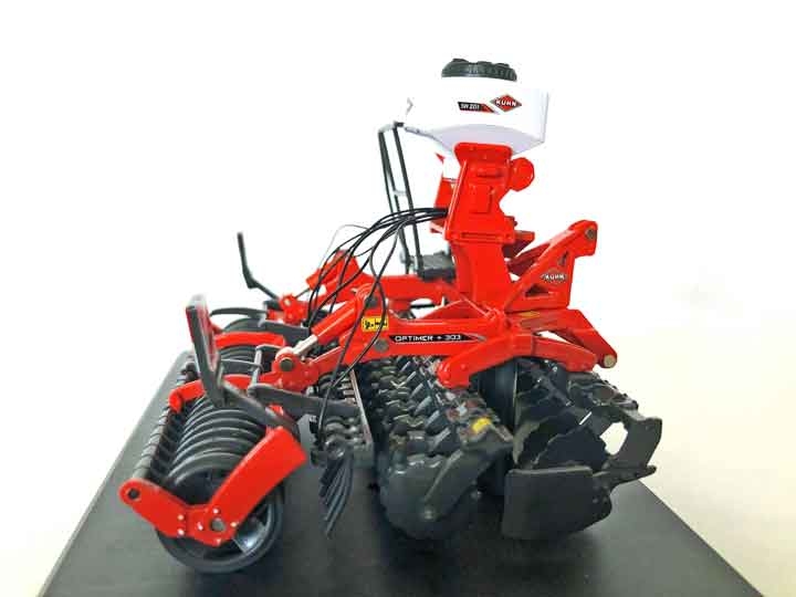 UH4918 1:32 Kuhn Bcr 2800 Alloy car mo agricultural tractor sowing machine 