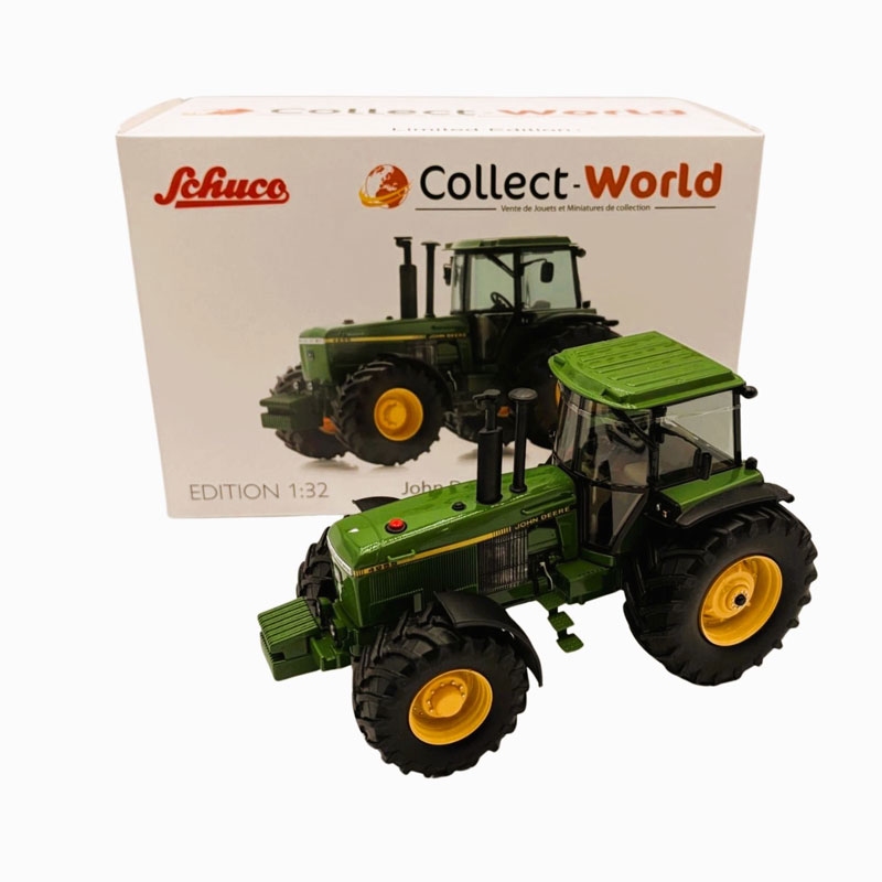 Schuco - John Deere 4955 (1988-1992) - Oud type - Uitlaat op de motorkap - Lim.Ed. 1500 pcs