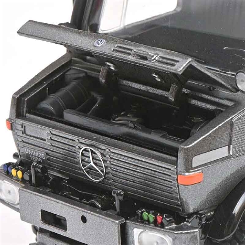 Schuco - Mercedes Benz Unimog U1600 - gris métallisé