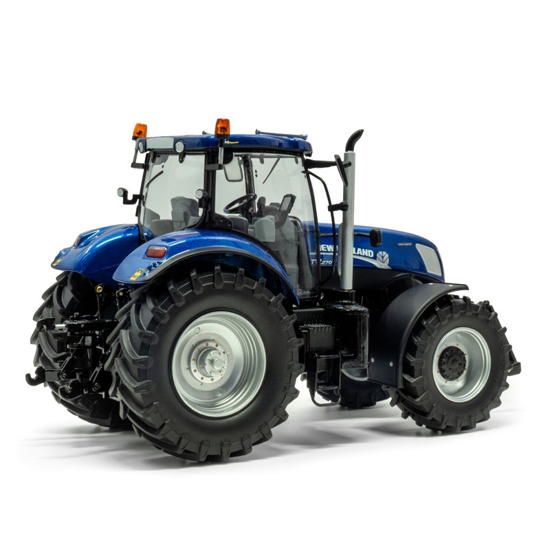 Toys-Farm - ROS - New Holland T7.270 Auto-Command Blue-Power avec Jentes d'Argentee/Gris (2013-2015)