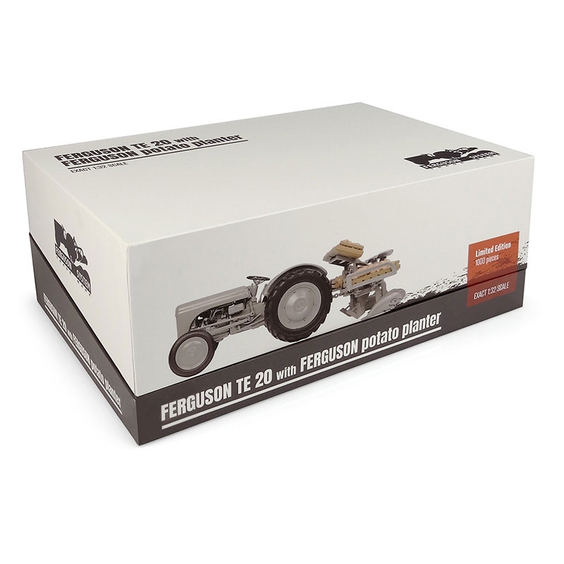 UH - Ferguson TE 20 with Ferguson 2-row potato planter and seed potato crates
