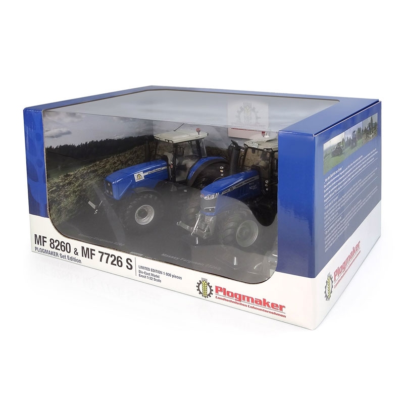 ミニカー MF8260&MF7726 PLOGMAKER Edition UH - Massey Ferguson 7726S and 8260 - Lim. Plogmaker Edition - 1/32