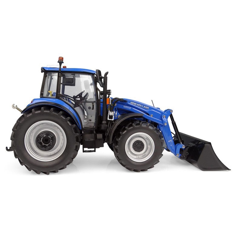 UH - New Holland T5.120 - Silvergrey Rims + 655LU Frontloader (2025 - ....)