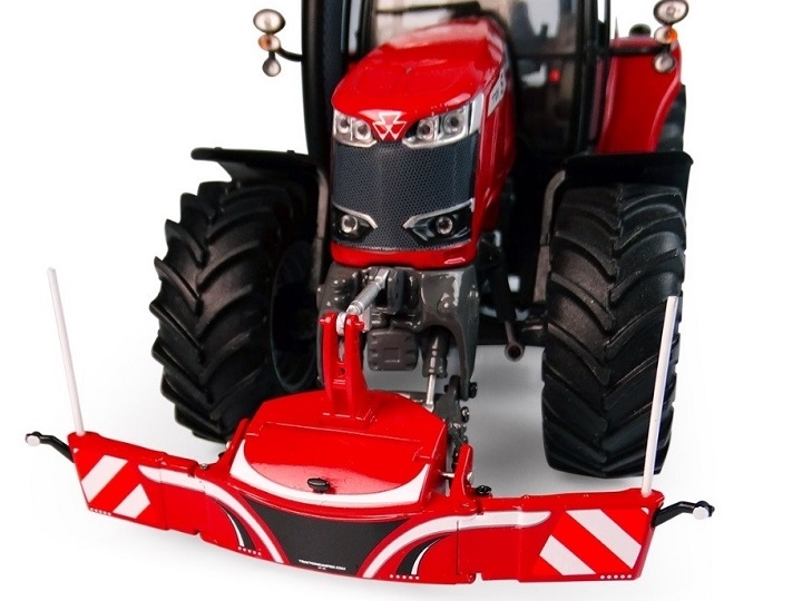 UH6250 - Tractor bumper Safetyweight - Massey Ferguson rouge