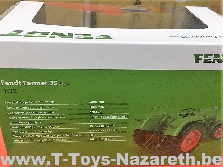 Universal Hobbies - Fendt Farmer 3S - 4RM