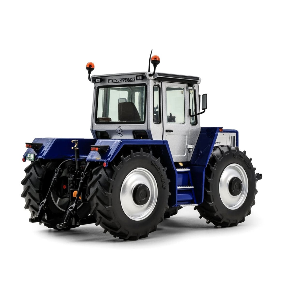 weise-toys - MB-trac 1600 turbo (W443) Bleu-Gris (1987 - 1991) - Limited Edition 750 pcs