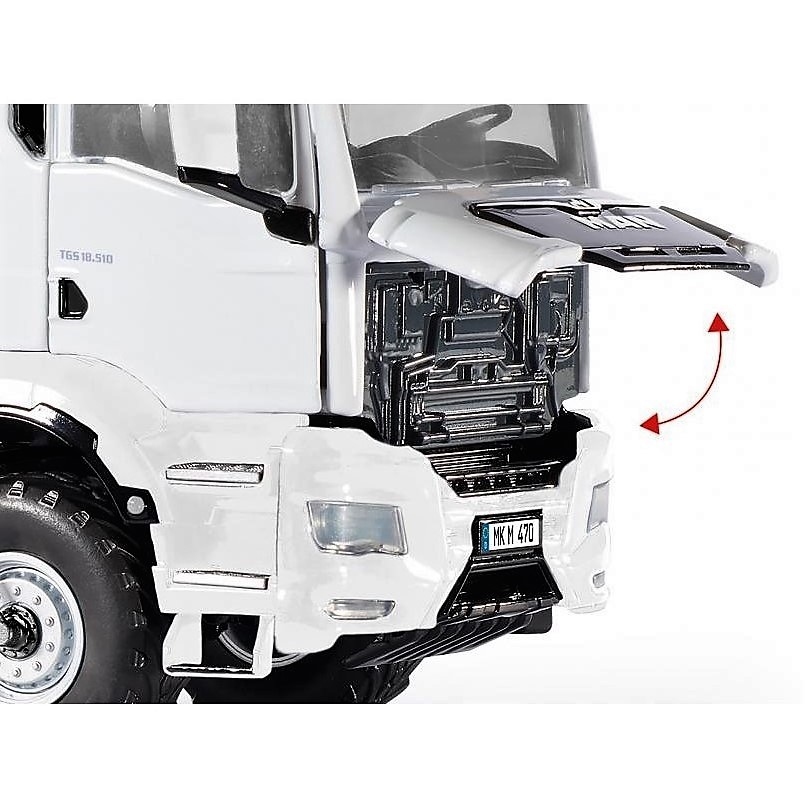 Wiking - Camion agricole MAN TGS 18.510 4x4 BL 2Axle - Blanc