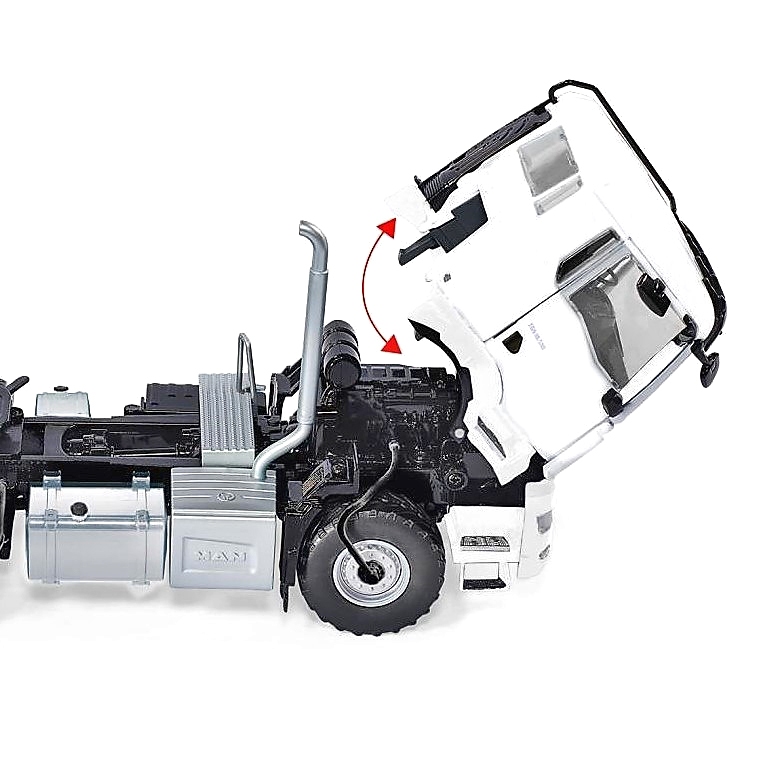 Wiking - Camion agricole MAN TGS 18.510 4x4 BL 2Axle - Blanc