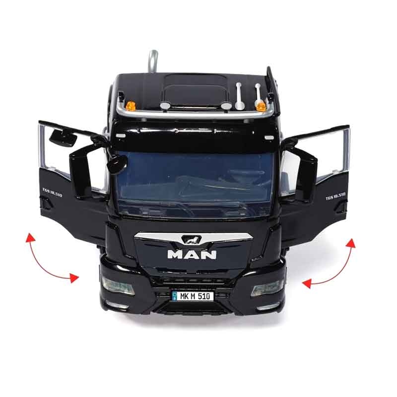 Wiking - Camion agricole MAN TGS 18.510 4x4 BL 2Axle - Noire - 1/32