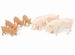 Britains - 2 White pigs with piglets
