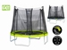 EXIT TWIST Trampoline d'enfant Vert/Gris - 8ft - 244 cm 5-99 jaar/ans