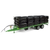 UH - Joskin WAGO WSP8000D14 - Getrokken balenwagen (Zwart gewikkelde grootpakken)