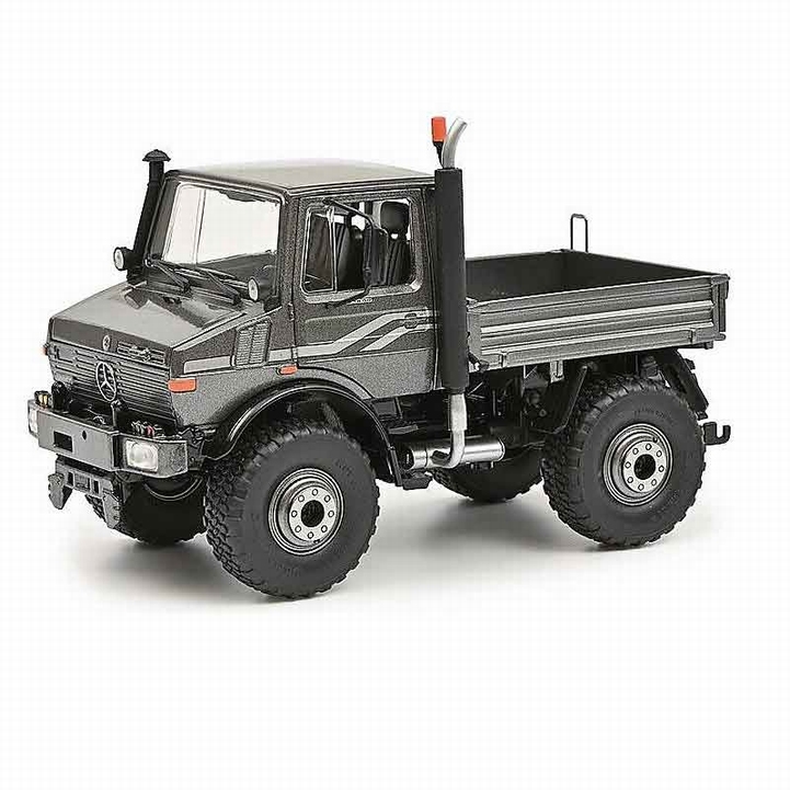 Schuco - Mercedes Benz Unimog U1600 - grijs metallic - 1/32