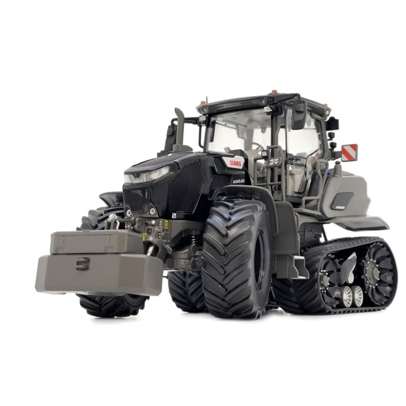 Tracteur Claas Axion 950 Jumelage Full Black - Modèle Réduit WIKING échelle 1/32, Occasion