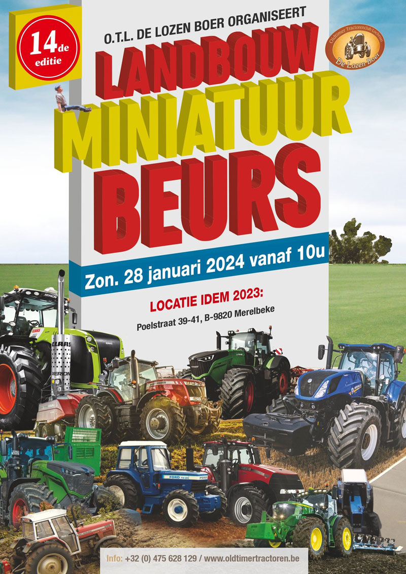 Landbouwminiaturen Beurs van Chartres (F) op 5 Juni 2022